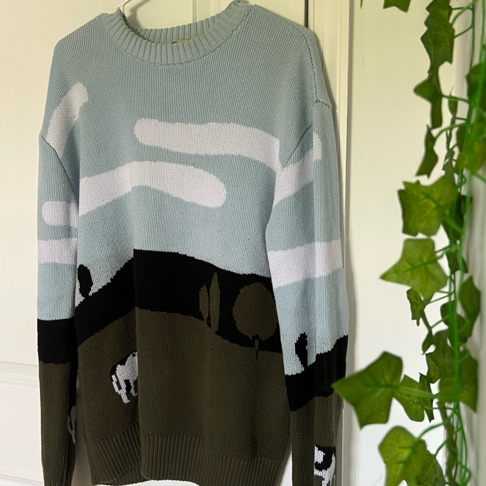 Vintage Cecany Cow Sweater